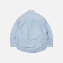 Load image into Gallery viewer, CIGARETTE POCKET TYPEWRITER SHIRT - SKY BLUE