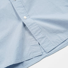 Load image into Gallery viewer, CIGARETTE POCKET TYPEWRITER SHIRT - SKY BLUE