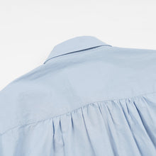 Load image into Gallery viewer, CIGARETTE POCKET TYPEWRITER SHIRT - SKY BLUE