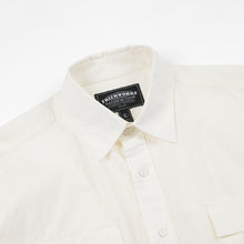 Load image into Gallery viewer, CIGARETTE POCKET TYPEWRITER SHIRT - BUTTER