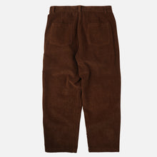 Load image into Gallery viewer, CORDUROY WIDE ONE TUCK PANTS - BROWN