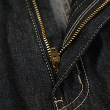 Load image into Gallery viewer, CURVED DENIM PANTS - BLACK