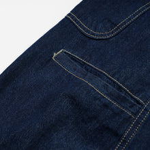 Load image into Gallery viewer, CURVED DENIM PANTS - INDIGO
