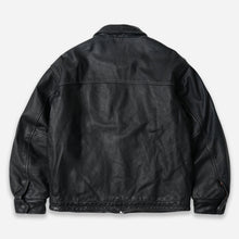 Load image into Gallery viewer, DESTROYED COWHIDE LEATHER JACKET - BLACK