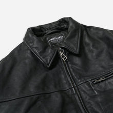 Load image into Gallery viewer, DESTROYED COWHIDE LEATHER JACKET - BLACK