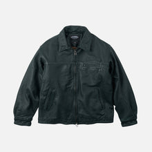 Load image into Gallery viewer, DESTROYED LEATHER JACKET - WASHED OLIVE