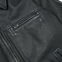 Load image into Gallery viewer, DESTROYED LEATHER JACKET - WASHED OLIVE