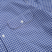 Load image into Gallery viewer, EASE GINGHAM CHECK SHIRT - BLUE
