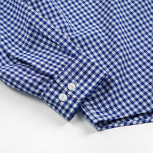 Load image into Gallery viewer, EASE GINGHAM CHECK SHIRT - BLUE