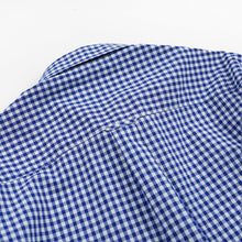 Load image into Gallery viewer, EASE GINGHAM CHECK SHIRT - BLUE