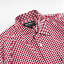 Load image into Gallery viewer, EASE GINGHAM CHECK SHIRT - RED