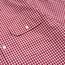 Load image into Gallery viewer, EASE GINGHAM CHECK SHIRT - RED