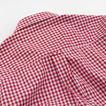 Load image into Gallery viewer, EASE GINGHAM CHECK SHIRT - RED