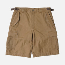 Load image into Gallery viewer, FADED COTTON CARGO SHORTS - TAN