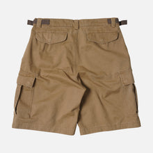 Load image into Gallery viewer, FADED COTTON CARGO SHORTS - TAN
