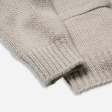 Load image into Gallery viewer, HEAVY COWICHAN ZIP UP CARDIGAN - OATMEAL