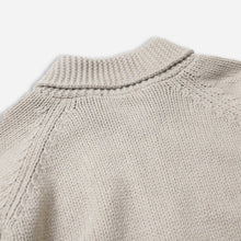 Load image into Gallery viewer, HEAVY COWICHAN ZIP UP CARDIGAN - OATMEAL