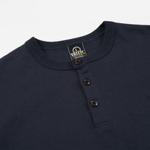 Load image into Gallery viewer, HENLEY HALF T-SHIRT - NAVY
