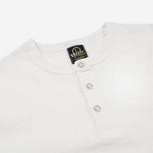 Load image into Gallery viewer, HENLEY HALF T-SHIRT - WHITE