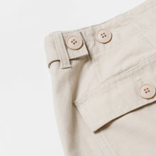 Load image into Gallery viewer, JUNGLE CLOTH FATIGUE PANT - CREAM