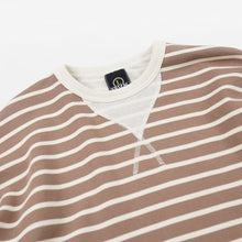 Load image into Gallery viewer, LOOP PATCH L/S T-SHIRT - STRIPE MOCHA