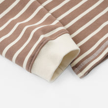 Load image into Gallery viewer, LOOP PATCH L/S T-SHIRT - STRIPE MOCHA