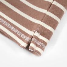 Load image into Gallery viewer, LOOP PATCH L/S T-SHIRT - STRIPE MOCHA