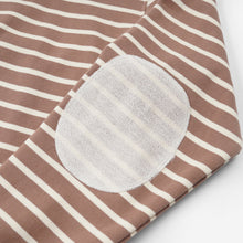 Load image into Gallery viewer, LOOP PATCH L/S T-SHIRT - STRIPE MOCHA