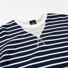 Load image into Gallery viewer, LOOP PATCH L/S T-SHIRT - STRIPE NAVY
