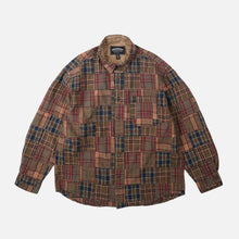 Load image into Gallery viewer, MADRAS PATCHWORK RELAXED SHIRT - BROWNIE