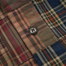 Load image into Gallery viewer, MADRAS PATCHWORK RELAXED SHIRT - BROWNIE