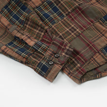 Load image into Gallery viewer, MADRAS PATCHWORK RELAXED SHIRT - BROWNIE