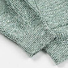 Load image into Gallery viewer, TWEED ZIP UP CARDIGAN - MINT