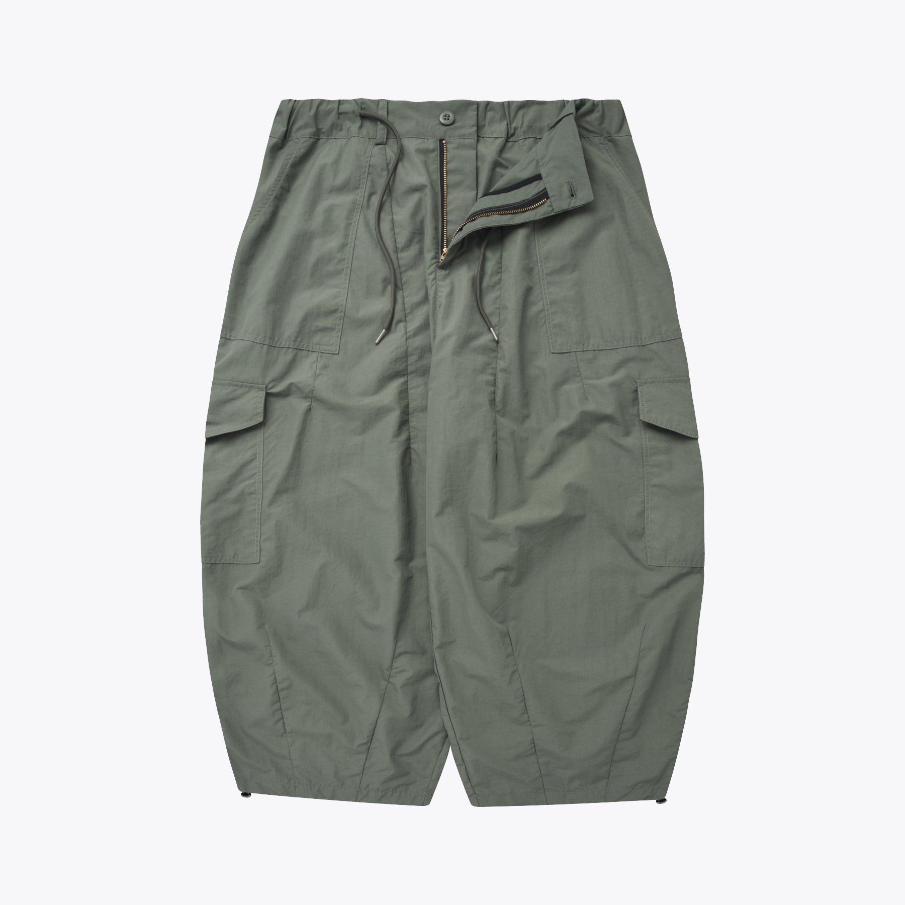 FrizmWORKS - Nylon Cargo Balloon Pants - Olive – Frizmworks