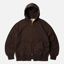 Load image into Gallery viewer, OG BOCACI HEAVYWEIGHT HOOD ZIPUP PARKA - DARK BROWN