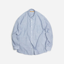 Load image into Gallery viewer, OG STRIPE SEERSUCKER SHIRT - BLUE