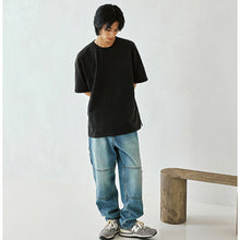 Load image into Gallery viewer, OG VINTAGE DYEING HALF TEE - BLACK BROWN
