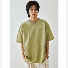 Load image into Gallery viewer, OG VINTAGE DYEING HALF TEE - MUSTARD