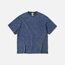 Load image into Gallery viewer, OG VINTAGE DYEING HALF TEE - WASHED NAVY