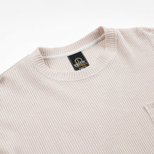 Load image into Gallery viewer, OVERSIZED WAFFLE POCKET T-SHIRT - CREAM