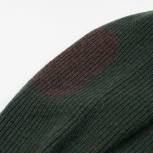 Load image into Gallery viewer, PATCH ROUND PULLOVER KNIT - FOREST GREEN