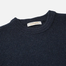 Load image into Gallery viewer, PATCH ROUND PULLOVER KNIT - NAVY