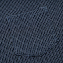 Load image into Gallery viewer, PIGMENT DYEING WAFFLE L/S T-SHIRT - BLUE