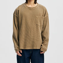 Load image into Gallery viewer, PIGMENT DYEING WAFFLE LS T-SHIRT - TAN
