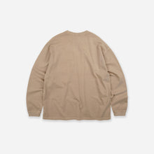 Load image into Gallery viewer, PIGMENT POCKET LS T-SHIRT - BEIGE
