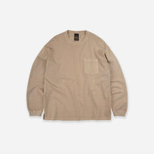 Load image into Gallery viewer, PIGMENT POCKET LS T-SHIRT - BEIGE