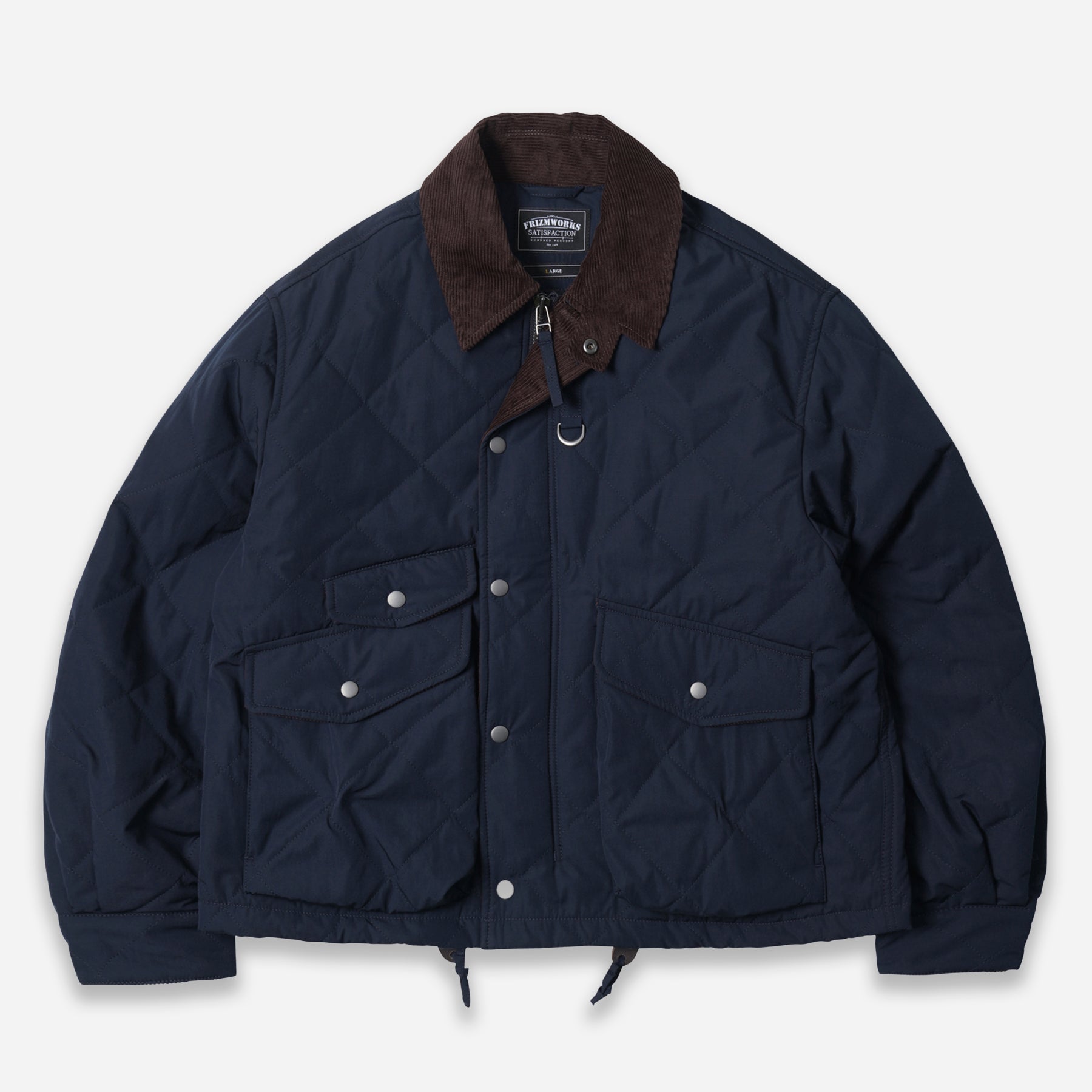 QUILTED HERITAGE HUNTING JACKET NAVY