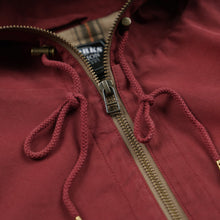 Load image into Gallery viewer, SAILING HOODED PARKA JACKET - RED