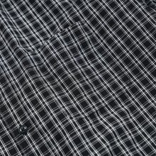 Load image into Gallery viewer, SEERSUCKER CHECKED SHIRT - BLACK