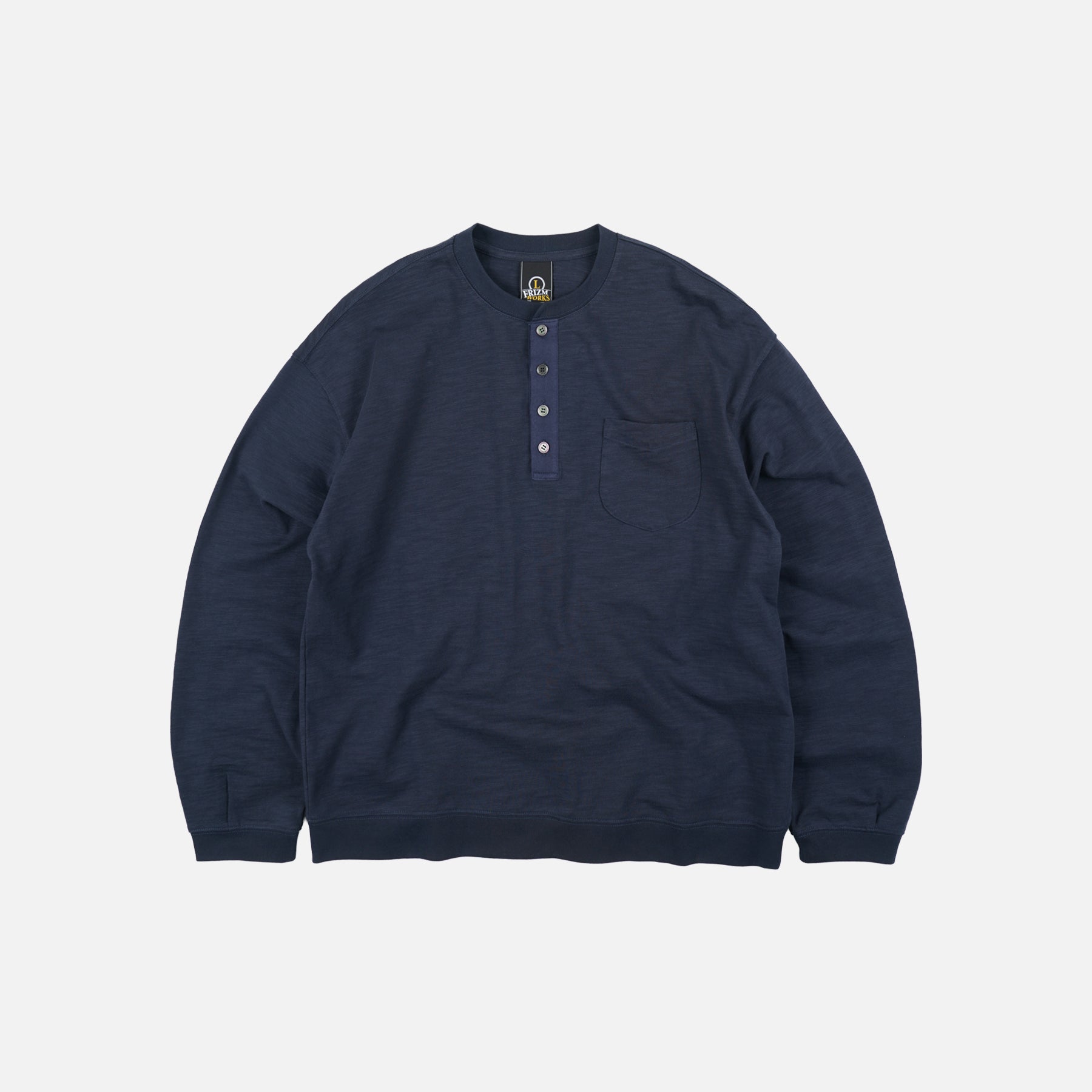 sublations layered HENLEY-NECK シャツ Henley neck half sleeve top